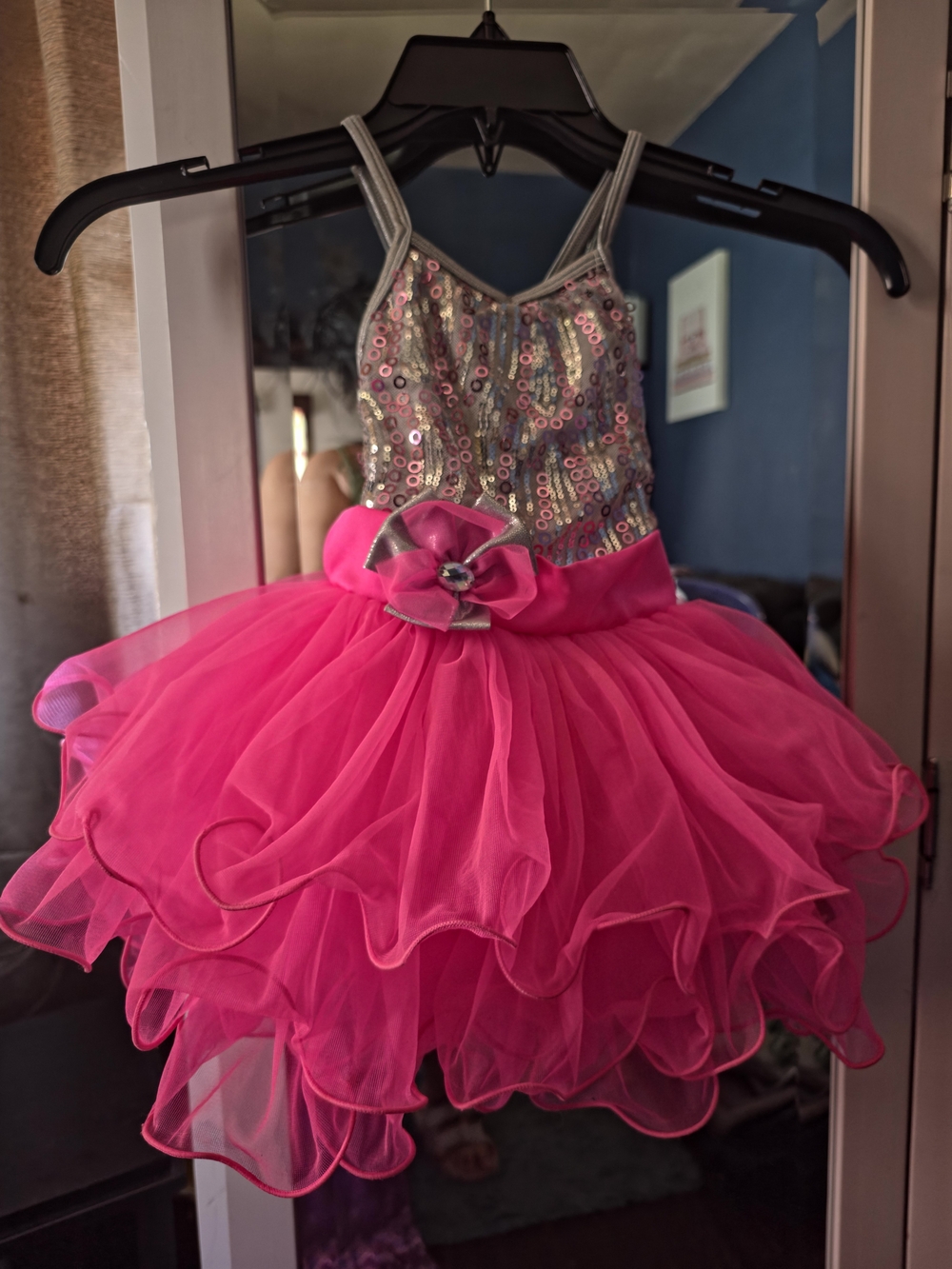 Pink Ballet TuTu Sequinced Ballet Party Dress SzXS